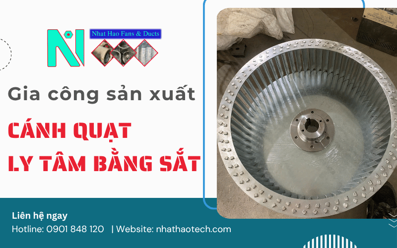 cánh quạt ly tâm sắt