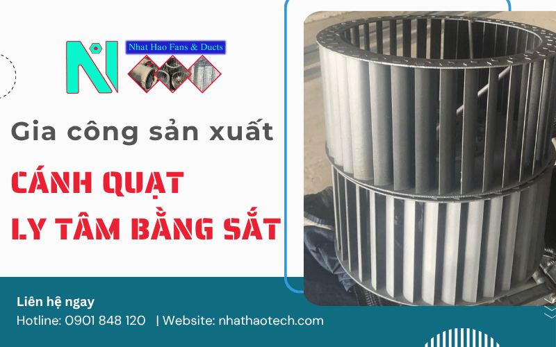 cánh quạt ly tâm sắt