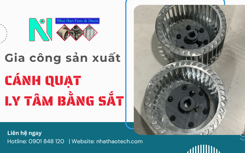 cánh quạt ly tâm sắt